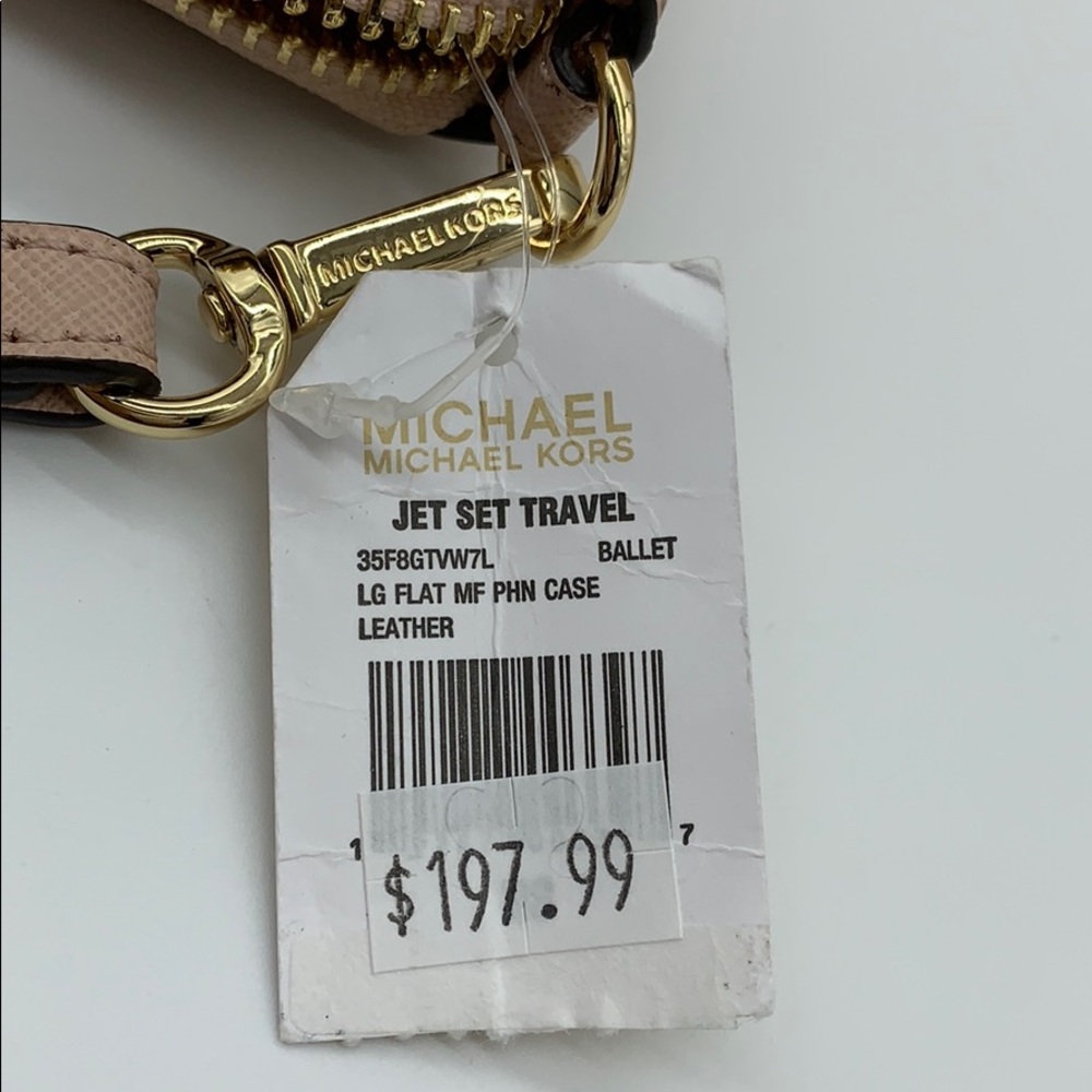 MICHAEL KORS JET SET TRAVEL LG FLAT MF PHN CASE - Picture 16 of 16